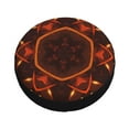 thumbnail image 3 of 16'' Mysterious Retro Abstract Geometry Tire Cover, Universal Spare Wheel Covers, Dust-Proof, Water-Proof, Sun-Proof and Corrosion-Proof, 3 of 9