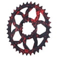 thumbnail image 1 of 36T Bike Chainring, 7075 Aluminum Alloy Lightweight Positive Negative Tooth Round Chainwheel Easy Installation Chainring Chainwheel for GXP Road Bikes, 1 of 7