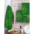 thumbnail image 2 of St. Patrick's Day Kitchen Dish Towels for Drying Dishes Set of 4, Green Country Lucky Leaves Chic Border Waffle Weave Microfiber Hand Tea Bathroom Towels Quick Dry & Absorbent Towel 15.7x23.6, 2 of 7
