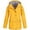 Yellow, variant on Pntutb Womens Solid Rain Jacket Outdoor Plus Size Waterproof Hooded Raincoat Windproof
