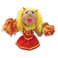 thumbnail image 3 of Melissa & Doug Cheerleader Puppet with Detachable Wooden Rod (Puppets & Puppet Theaters, Animated Gestures, Inspires Creativity, 15” H x 5” W x 6.5” L), 3 of 5