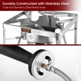 thumbnail image 3 of 52QT Stainless Steel Steamer Pot with Propane Burner - Large Steamer Pot for Outdoor Cooking, Crab, Shrimp, and Vegetables, 3 of 5