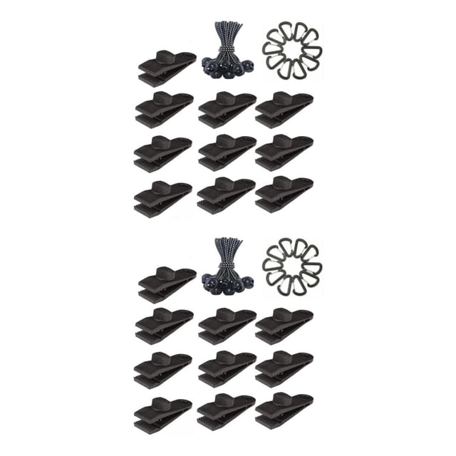 Clips para lona de tienda Eigraketly Abrazaderas para tiendas de campaña Tipo 2 NO2