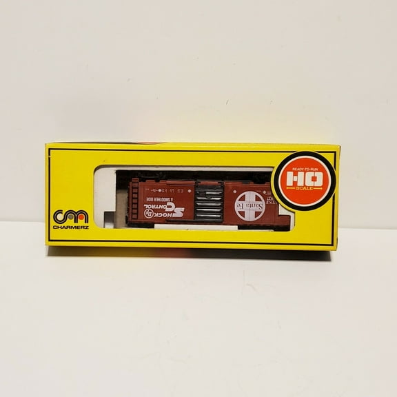 Vintage 1976 Charmerz Santa Fe RR 16927 Box Car Rolling Stock HO Scale Train NOS