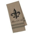 thumbnail image 4 of DII Modern Cotton Assorted French Printed Dishtowels in Taupe Brown (Set of 3), 4 of 4