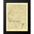 thumbnail image 2 of USGS 19x24 Black Modern Framed Museum Art Print Titled - Greensburg Pennsylvania Quad - USGS 1906, 2 of 5