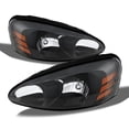 thumbnail image 6 of AKKON - For Pontiac Grand Prix Amber Black Bezel OE Replacement Headlights Head Lamps, 6 of 6