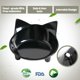 thumbnail image 4 of 2 cuencos para gatos antideslizantes, plato de comida poco profundo para gatos, cuencos para mascotas para aliviar el estrés de la fatiga de los bigotes y prevenir la alimentación de gatos,, 4 of 5