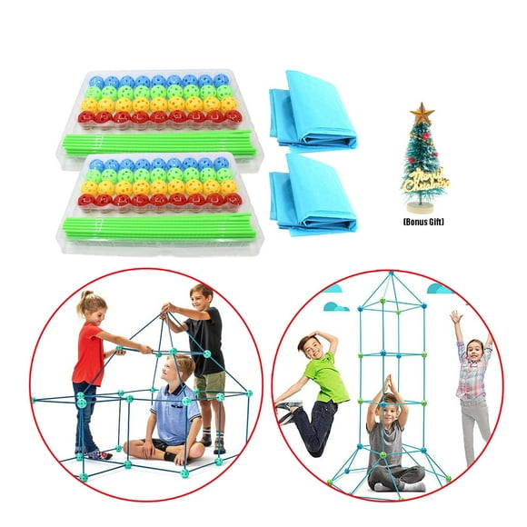 de 2 s de Construcción de Fuertes para Niños Juguete de Construcción para Constructor de Fortalezas aéreas Hugo tienda de la casa del edificio del fuerte