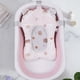 thumbnail image 1 of Asiento De Apoyo Para Baño De Bebé, Almohadilla De Baño Antideslizante Ajustable Con Material Suave Y Transpirable, Cómoda Alfombra De Bañera Flotante Para Bebé, Almohada, 1 of 7