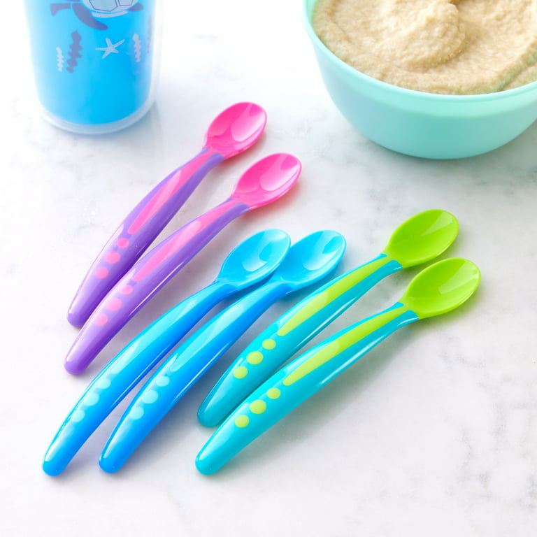 6 Pk. Soft Tip Infant Spoons – hold end dist