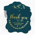 thumbnail image 2 of Inkdotpot Thank You For Sharing Our Special Day Bridal Shower-Baby Shower-Retirement-Wedding-Birthday Bottle Tag Real Gold Foil Favor Bracket Shape Hang Tags Pack Of 100, 2 of 7