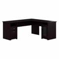 thumbnail image 1 of Bush Furniture Cabot 72W L Shaped Computer Desk with Storage in Espresso Oak, 1 of 7