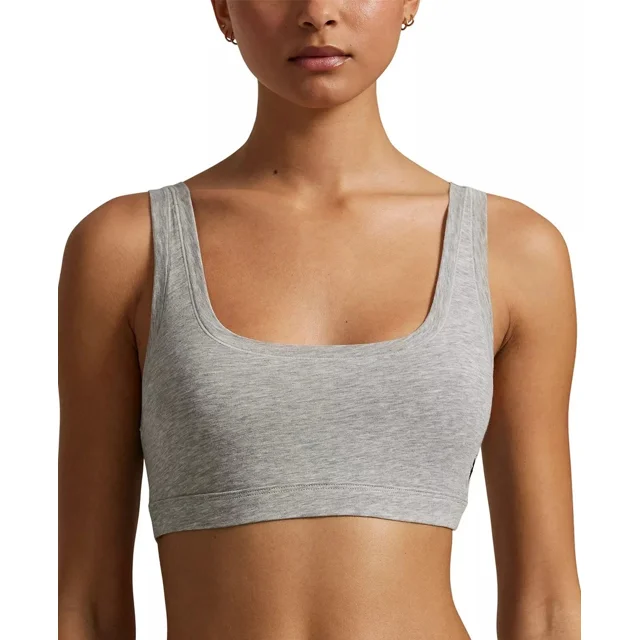 Polo Ralph Lauren Full Coverage Bralette - 4P0499 (Heather Grey, XS)