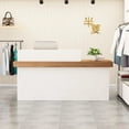 thumbnail image 2 of Lectern Barbershop Reception Desks Bar Counter Hotel Luxury Modern Reception Desks Table Office Escritorios De Oficina Furniture My Lux Decor Round, 2 of 7