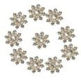 thumbnail image 4 of LOLIPPYY 10pcs Rhinestone Brooch Buttons Faux Alloy Round for Women Garment Crafts Decoration, 4 of 8