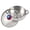 Silver, variant on IMUSA 3.2Qt Cuba-Themed Aluminum Caldero with Glass Lid