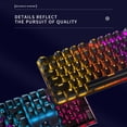 thumbnail image 3 of Teclado para juegos 104 teclas Teclado con cable RGB Tapa de tecla de color dual (negro) Tmvgtek Para estrenar, 3 of 9