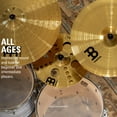 thumbnail image 5 of Meinl 14" Trash Stack Cymbal Pair with Holes - HCS Traditional Finish Brass for Drum Set, Made In Germany, 2-YEAR WARRANTY (HCS14TRS), 5 of 5