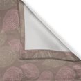thumbnail image 3 of Ambesonne Leaves Kitchen Curtains, Woodland Foliage Motifs, 55"x39", Pale Pink Umber, 3 of 3