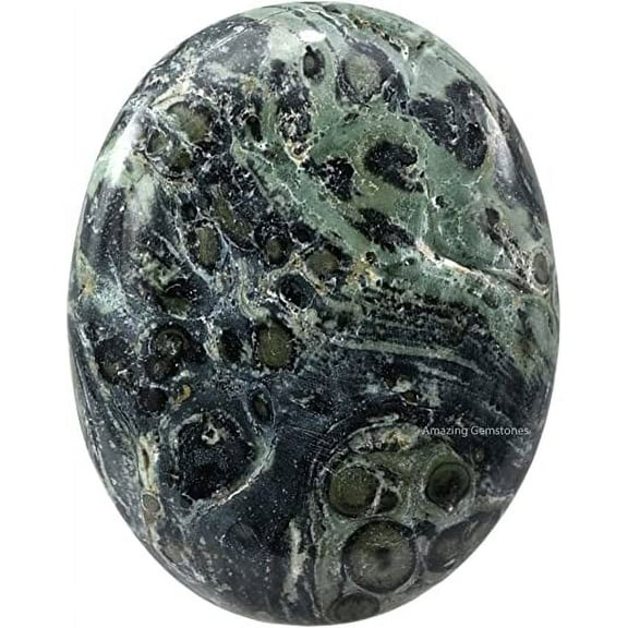 Kambaba Jasper Crystal Palm Stone