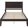 thumbnail image 3 of Leo & Lacey Madison King Solid Wood Platform Bed in Espresso, 3 of 5