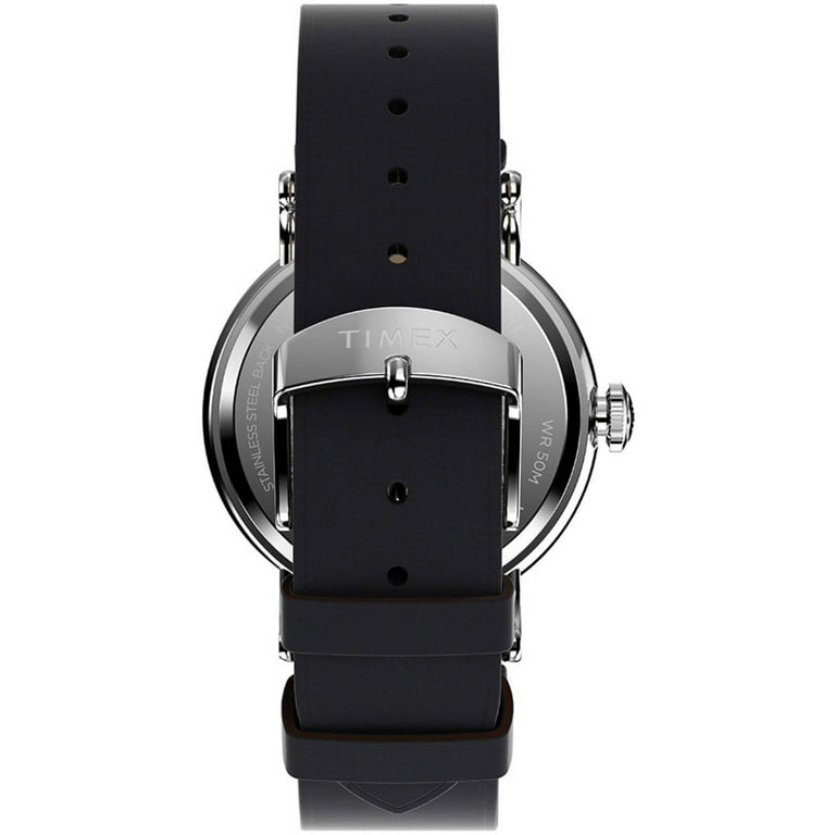 Timex TW2W20200 Men's The Waterbury Quartz Black Dial Strap Watch