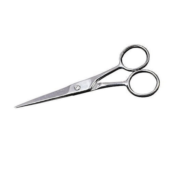 Motanar 5.0" Stainless Steel Facial Hair Small Pet Professional Grooming Scissors Shears Beard and Mustache Scissors Beards, Mus