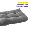 thumbnail image 4 of Cojines para Silla de Patio al Aire Libre, Almohadillas de Asiento de Descanso de Alta Calidad, cómodos, Relleno de Fibra Gruesa, 44 x 19 Pulgadas, 1 Unidad, 4 of 5