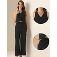 thumbnail image 2 of DARING DIVA Women's Dressy Two Piece Business Outfits XS Black, 2 of 6