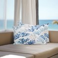 thumbnail image 3 of Blue Coral Coastal Outdoor Pillow Covers 20x12 Inch Lumbar Pillow Covers Set of 2 Waterproof Decorative Throw Pillow Cases Summer Watercolor Ocean Cushion Covers for Patio Furniture Garden Couch Sofa, 3 of 8