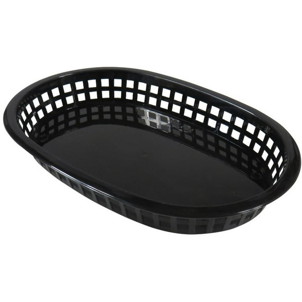 Ozark Trail 4 Pack Plastic Oval Barbecue Restaurant Serving Baskets
