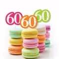 thumbnail image 5 of Big Dot of Happiness 60th Birthday - Cheerful Happy Birthday - Dessert Cupcake Toppers - Sixtieth Birthday Party Clear Treat Picks - Set of 24, 5 of 7