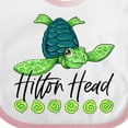 thumbnail image 4 of Inktastic Hilton Head Cute Smiling Sea Turtle Boys or Girls Baby Bib, 4 of 4