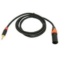 thumbnail image 1 of Câble Adaptateur XLR, 3,5 mm à Câble XLR Mâle à Cordon Mâle XLR Performance Finement Réglée, 1 of 9
