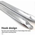 thumbnail image 4 of Tyre Lever, 30cm Manganese Steel Tire Levers Spoon Tire Remover Repair Tools For Bicycle Motorcycle Bike Car Tire Changing Removing (silver)3pcs G, 4 of 5
