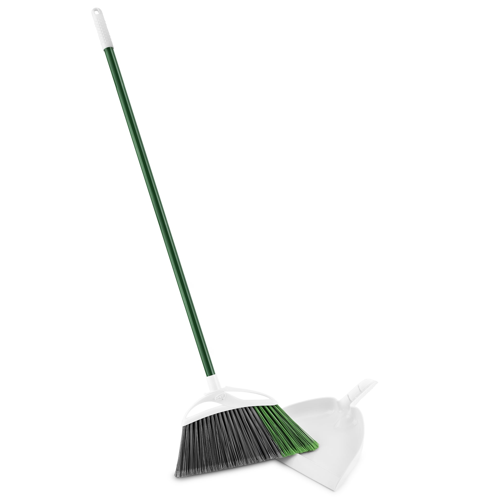 Libman Extra Large Indoor Outdoor Angle Broom  with Snap on Dustpan