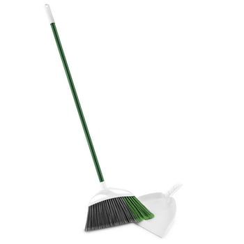 Libman Extra Large Indoor Outdoor Angle Broom  with Snap on Dustpan