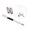 thumbnail image 1 of Miangastore 5pcs 2-in-1 Capacitive Stylus Set with Replacement Tips Double-End Touch Pen Handwriting Capacitive Pens Silver, 1 of 8