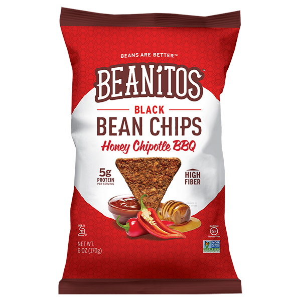 Beanitos Chipotle Barbecue Black Bean Chips 6 Oz Bags Pack of 6