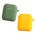 thumbnail image 3 of pitrice Earphone Charging Case Protector Anti-lost Silicone Solid Color Design Protective Cover Replacement For AirPods, 3 of 9