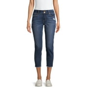 Time and Tru Women's Core Mid Rise Capri Pants