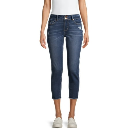 Time and Tru Women's Core Mid Rise Capri Pants