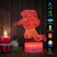 thumbnail image 2 of 3D Astronaut Night Light - 3D Led Illusion Lamp Three Pattern and 16 Colors Change Decor Lamp with Remote Control for Kids, Astronaut Gifts for Children, 2 of 8