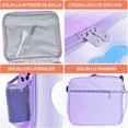 thumbnail image 2 of Lonchera Infantil Termica Arco Iris Portátil Violeta, 2 of 5