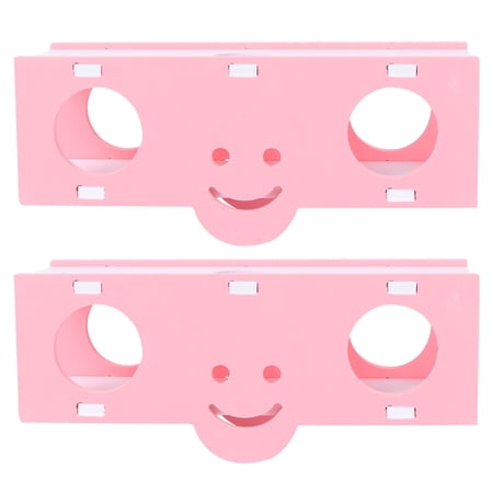 FENGGUIQU 2Pcs Hamster Enrichment Toys PVC Random Color Resting Place for Small Animals