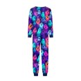 thumbnail image 5 of Matching Family Halloween Pajamas Set - 2026 Cute Ghost & Pumpkin Print Two-Piece Sleepwear Pjs - Family Matching Pajamas Soft Holiday Jumpsuit Loungewear for Family, 5 of 6