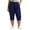 ZB-Dark Blue-pants for women, variant on Qzwdhjm Cargo Capris for Women Elastic Waist Capri Pants Solid Rolled Hem Slim Fit Trouser Summer Outdoor Hiking Pants with Pocket