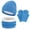 Blue, variant on FZ FANTASTIC ZONE Toddler Kids Winter Hats Mittens Gloves Scarf with Warm Ear Flaps Pom Pom Baby Beanie for 0-6 12 Months 1 2 3 4 Year Old Girls Boys Gifts