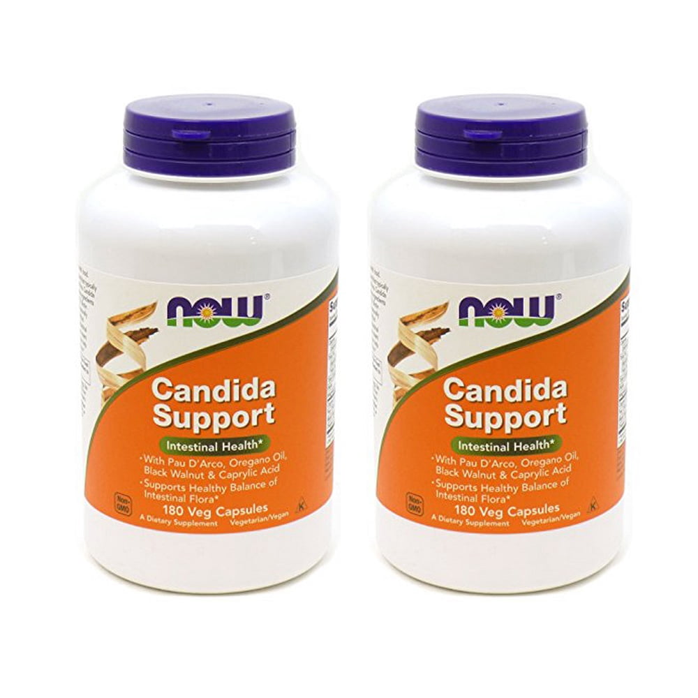 Now Foods - Candida Support 180 Veg Capsules (Pack of 2) - Walmart.com ...